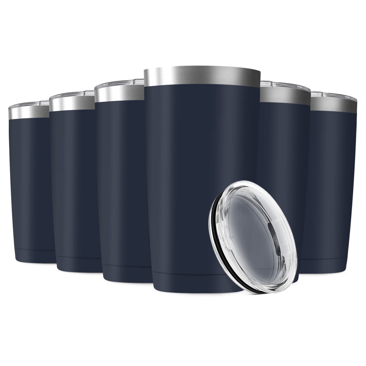 Deitybless 20oz Tumbler Vacuum Insulated Travel Mug with Lids, Stainless Steel Double Wall Bulk Cup Wine Tumblers for Home, Office, Outdoor Suitable