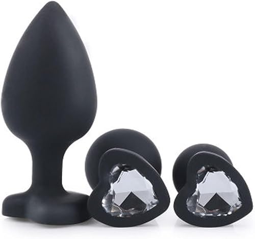 Miniatura 4 de Cuentas de tapón anal de silicona con forma de corazón de tamaño pequeño, inserción de joyería para el ano gay, juguetes sexuales para hombres y