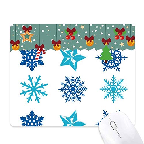 Mouse pad navideño de goma con superficie deslizante para juego y oficina
