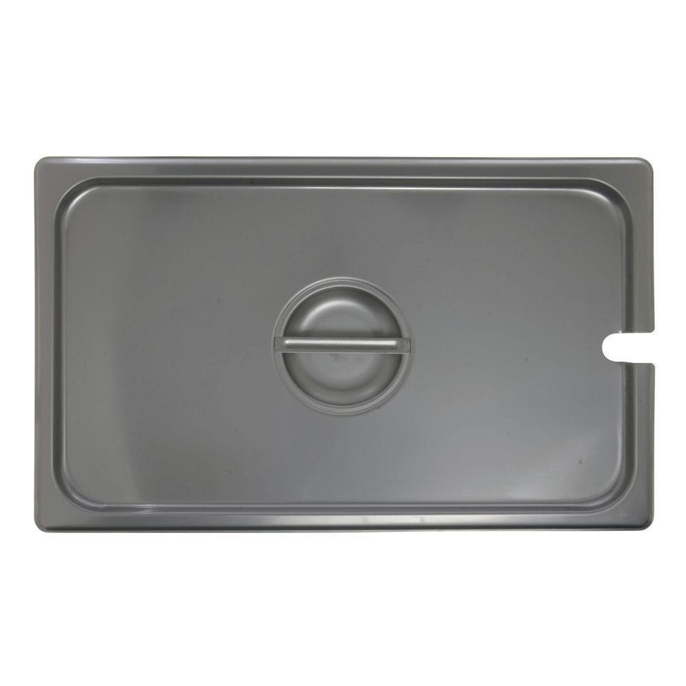 Steam Table Pan Hotel Pan Cover Full Size Slotted Stainless Steel by HUBERT – Stainless Steel, Silver, Model 6000CS