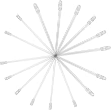 OSALADI 8 Peças Persianas Venezianas Persianas Brancas Cortina Abridor Automático Branco Através De Cortinas Persianas Verticais Substituição Persianas Verticais Varinha Gancho Hastes