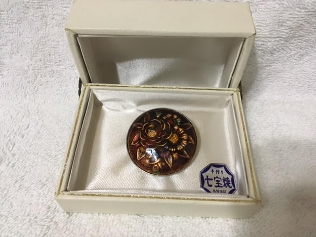 七宝焼箱付き