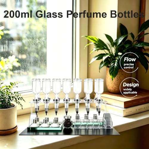 Máquina de llenado de perfume manual con caudal ajustable y 6 cabezales 6
