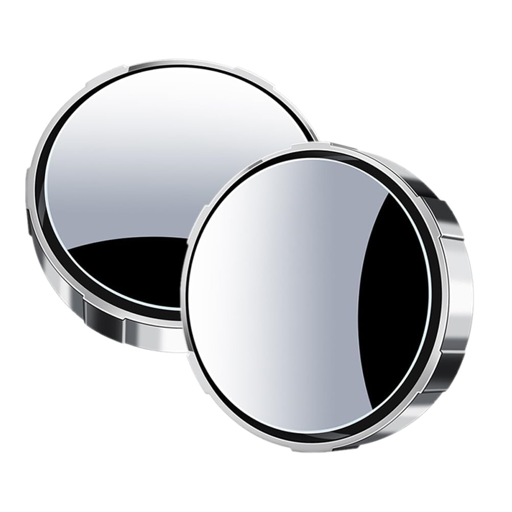 ONEMAJI 2Pcs Blind Spot Mirrors for Mercedes-Benz AMG GT (C192) 2023, Round Convex Glass Frameless Adjustable Wing Mirror Stick On Accessory
