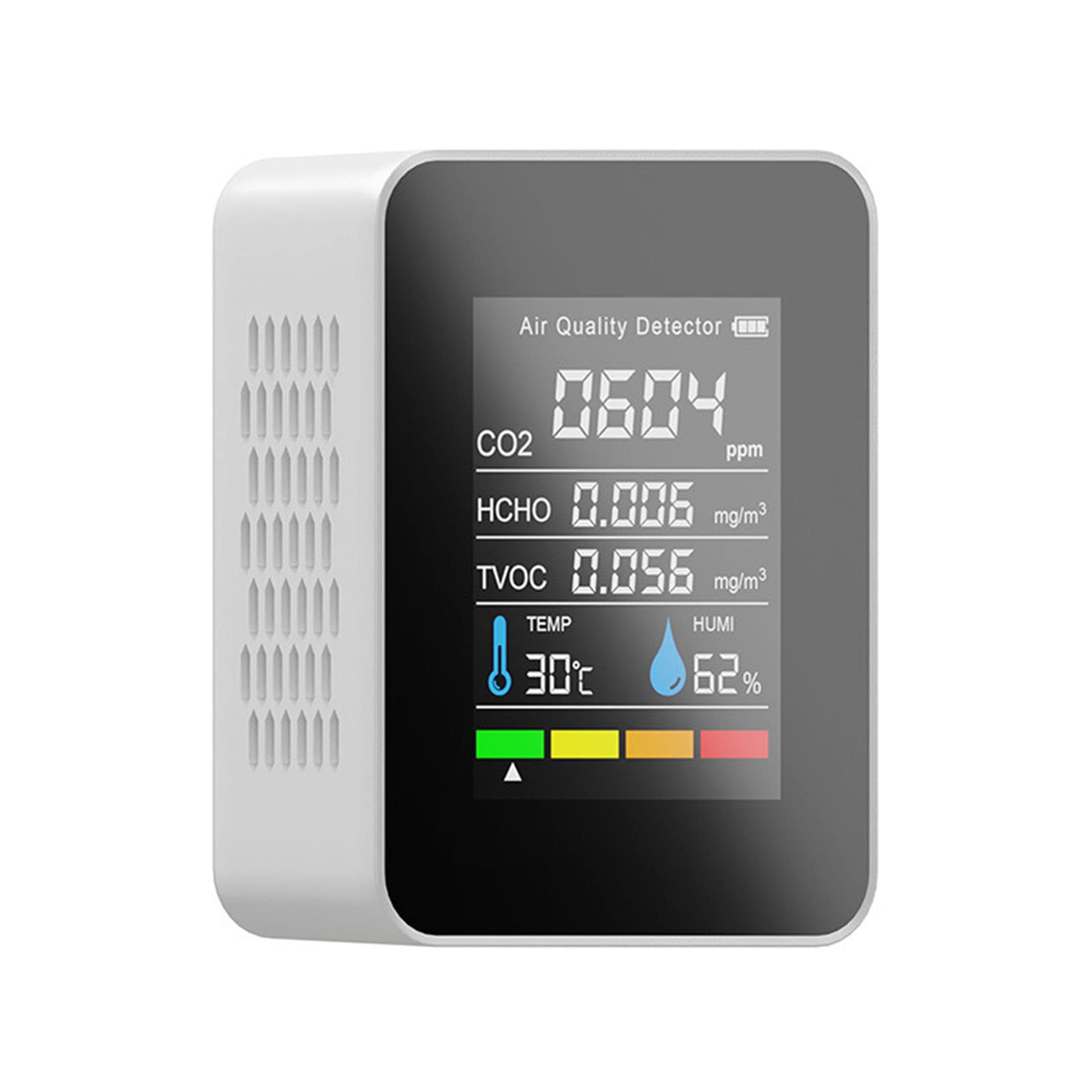 Detector de aire formaldehído, medidor de aire de alta precisión, detecta HCHO CO2 TVOC compuesto orgánico volátil