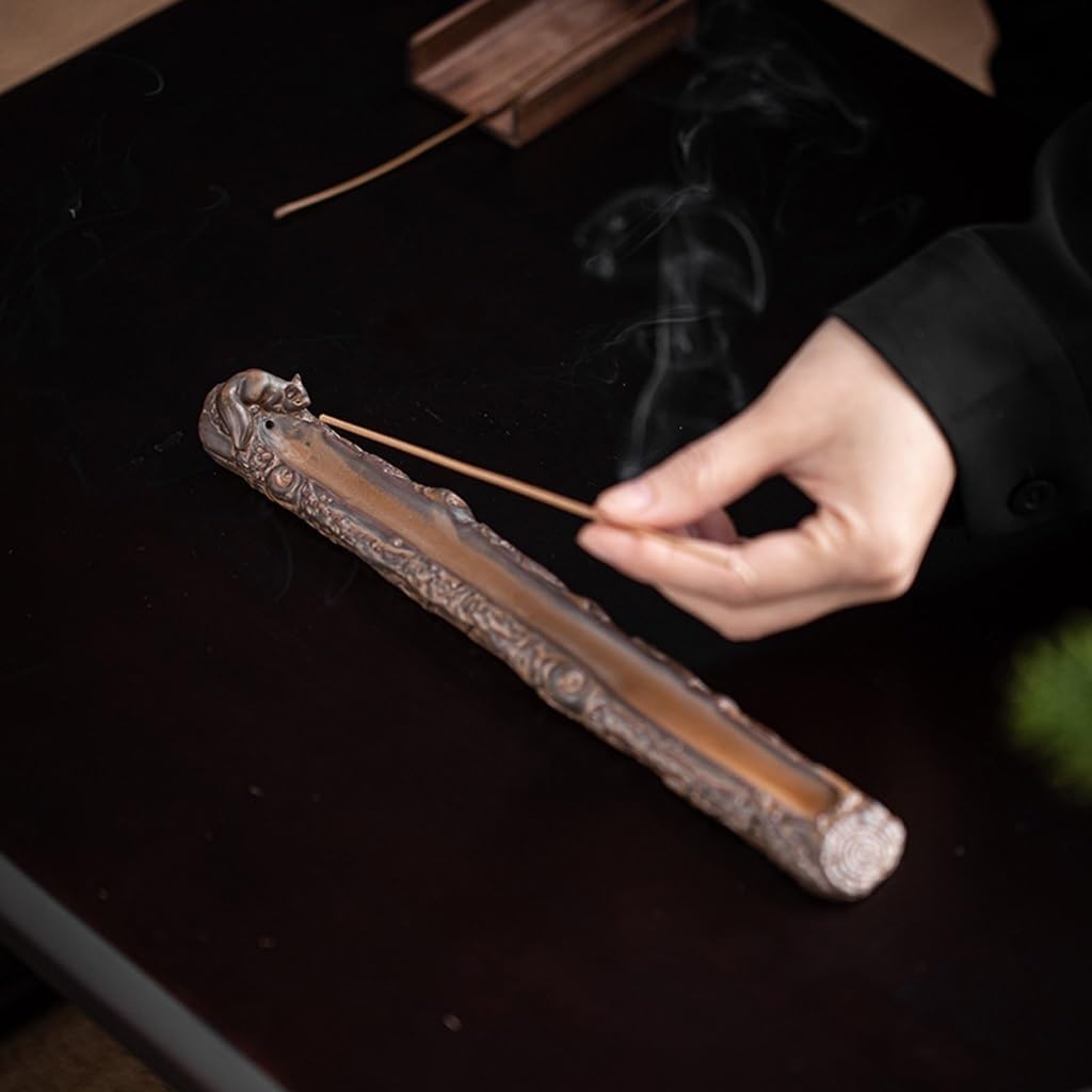 有田焼 冬山作 香炉 角香炉 梅牡丹 鳳凰 耳付き