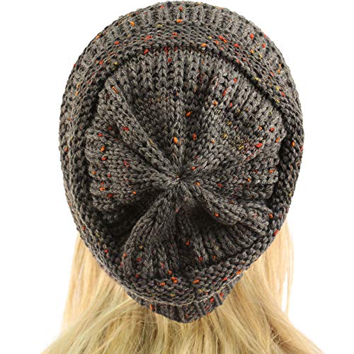 Image of Hatsandscarf CC Exclusives Solid Color Beanie Tail Hat for Adult (MB-20A)