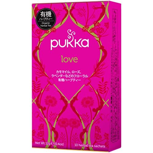 パッカハーブス ラブ 有機ハーブティー カフェインフリー