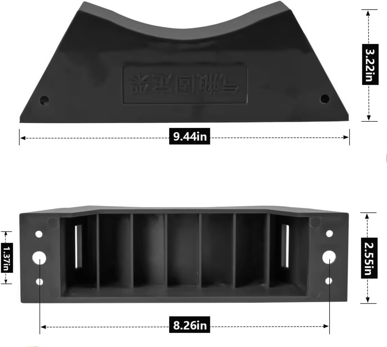 Cylinder Wall Mounted Bracket,Heavy Duty Nitrogen Tank Propane Tank Holder with SUS 304 Screws & 59 Inch Strap Supported 4"-12",2 Pack(Black)