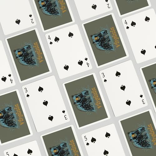 Lantern Press Naipes Póker Virginia Black Bear 52 Cartas miniatura 4