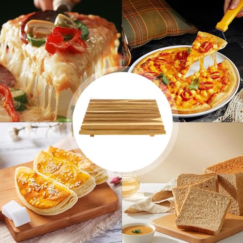 Planche en bois naturel ustensile de table grand format pour couper et cuisiner - 5