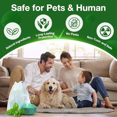 image for KOOSA Mouse Rodent Repellent, 25 Pack Peppermint Oil Mouse Traps for R