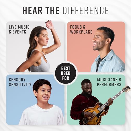 Image of Vibes High Fidelity Ear Plugs - Invisible Earplugs for Music Concerts, Musicians, Motorcycles, Airplanes, Raves, and Work - Noise Reduction and Hearing Protection - Fits All Ears - Orange