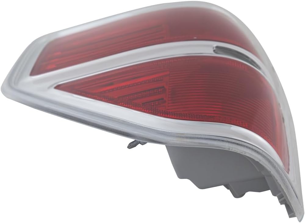 For Ford F-150 2009 10 11 12 13 2014 Tail Light Unit Driver Side | Rear | CAPA Certified | Styleside | FX2 Model | Chrome Accent | Red | Replacement For FO2818143, FO2818143C | BL3Z13405B