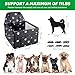 GENORTH Small Dog Car Seats for Small Dogs,Portable Puppy/Pet Car Booster Seat with Clip-On Leash and Mesh Window for Pet Up to 11 lbs