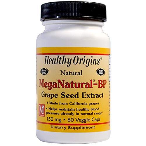 Healthy Origins, MegaNatural-BP Grape Seed Extract, 150 mg, 60 Veggie Caps - 2pc
