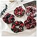 Produktbild 5pcs Weihnachtsplaid-scrunchies Checkered Haarbänder Schneeflocke Haargummis Seile Weihnachtshaar-zusatz-haar-ringe Für Mädchen Frau