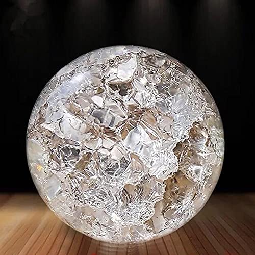 Fengshuisale Fengshui 2" Water Fall Aquarium Fountain Spinning Clear Glass Ball W Red String Bracelet Y1406 #TOP2