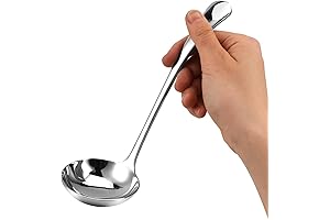7.9 Inch Silver Small Gravy Soup Ladle