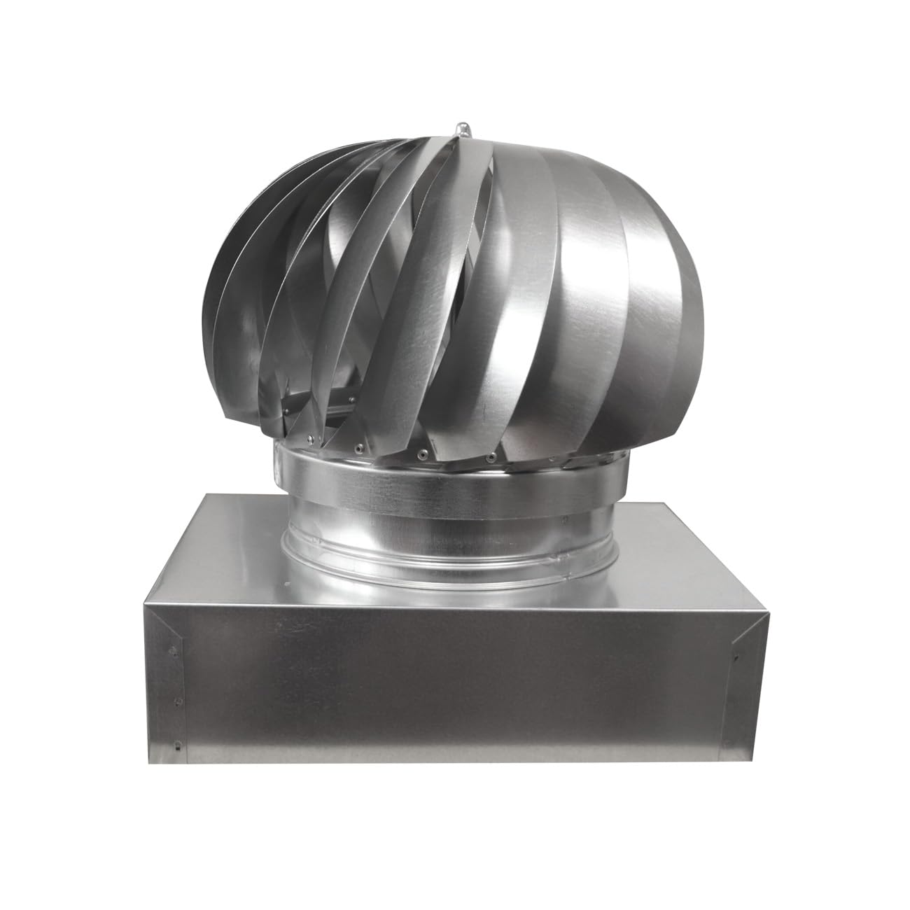 Aspirateur éolien résout refoulement fumée conduit cheminée rectangulaire