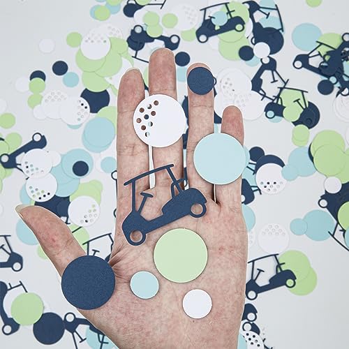 220Pcs Golf Confetti - Golf Birthday Party Decorations, Hole In One First Birthday Decorations, Table Decor, Golf Party Theme Decorations, Golf Party Supplies by Lintran - Used condition - US$8.48