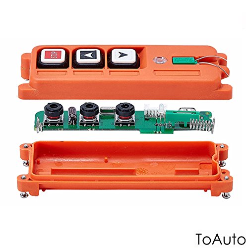Industrial Crane Wireless Remote Control F21-2S Ac/Dc18V-65V Hoist With Single Speed Button (1 Transmitter + 1 Receiver) #TOP2