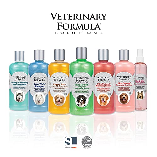 Veterinary Formula Solutions Triple Strength Dirty Dog Concentrated Shampoo,17 Oz – Dirtrepel Technology Cleans Extra Dirty And Smelly Dogs – Contains Wheat Protein,Shea Butter,Aloe,Vitamin E,Green #TOP5