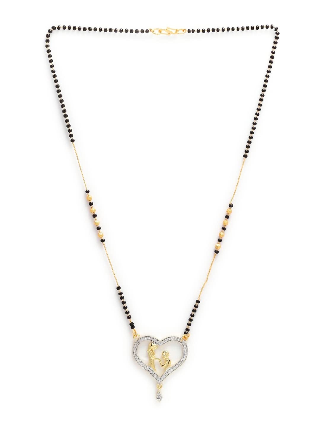 PUJVI Fashions AD Heart Couple Mangalsutra for women [Heart Couple Mangalsutra 25] (B0B51TGRQP) Amazon Price History, Amazon Price Tracker
