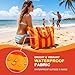 Bagelite Beach Bags Waterproof Sandproof, XL Large Tote Bag with Zipper, Pool Swim Bags for Women, Red Orange