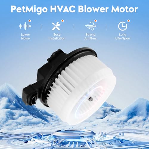 Image of HVAC Heater Blower Motor with Fan for Toyota 4Runner 2003-2009, for Lexus GX470 2003 2004 2005 2006 2007 03 04 05 06 07, Replaces 700062 87103-35060 TO3126114, Air Automotive Replacement