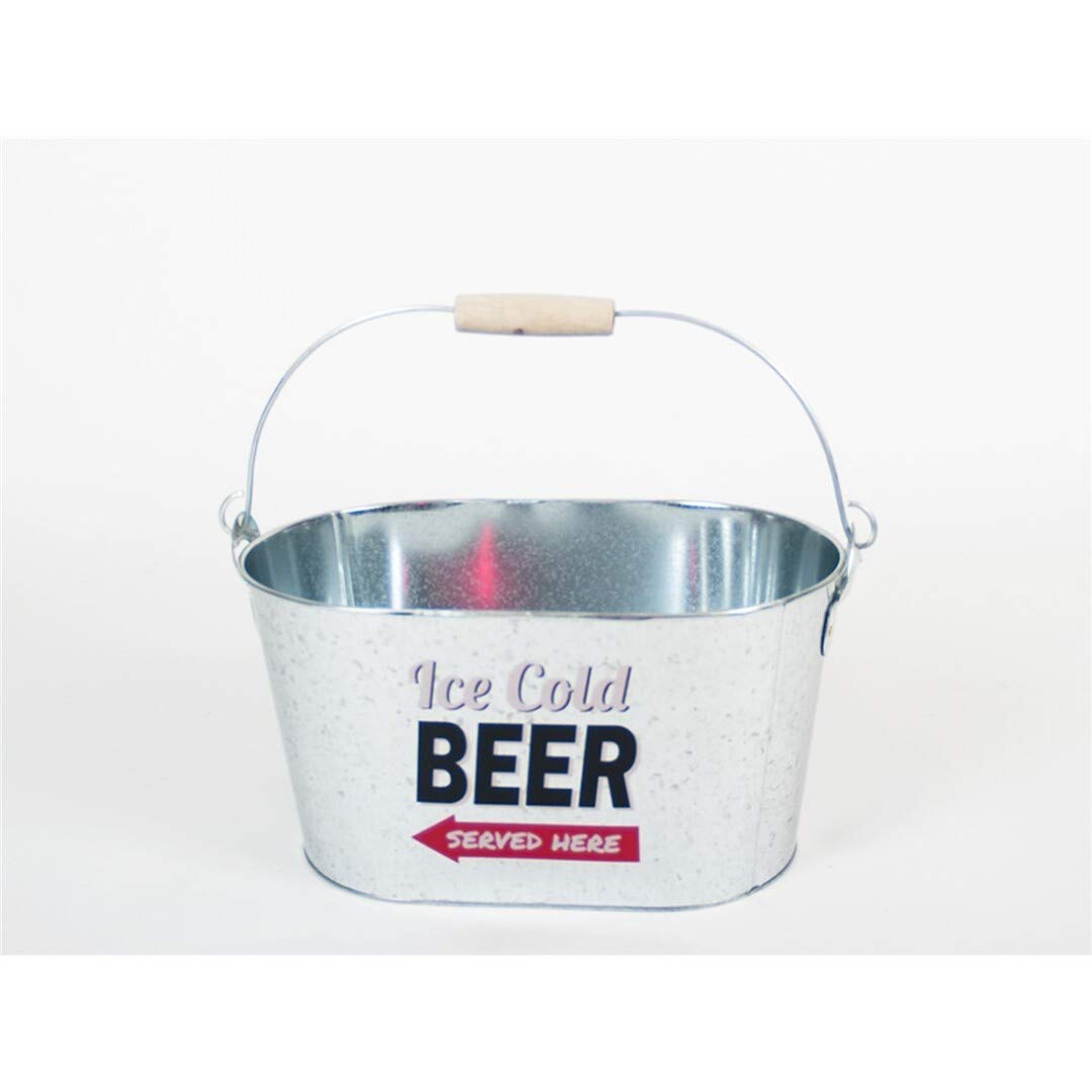 Gerimport Cubo botellines Beer 6L (Medidas del artículo: 50x36x25cm)