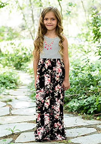 GORIFE Matching Mommy and Me Beach Dresses Summer Family Matching Casual Long Sleeve Outfits with Plus Size4