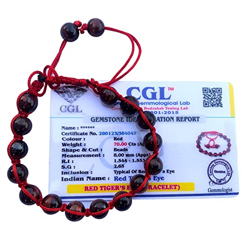 Image of Apnisanskriti Premium Lab Certified Round Crystal Gem Stone Beads Bracelet (8mm, AAA Quality, Free Size)