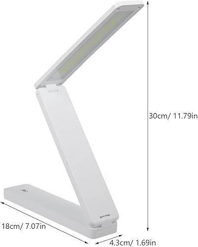Miniatura 2 de POPETPOP Adjustable USB Light with Light Modes Folding Eye Care Desk Lamp for Home Office Rechargeable and Battery Powered Portable Reading