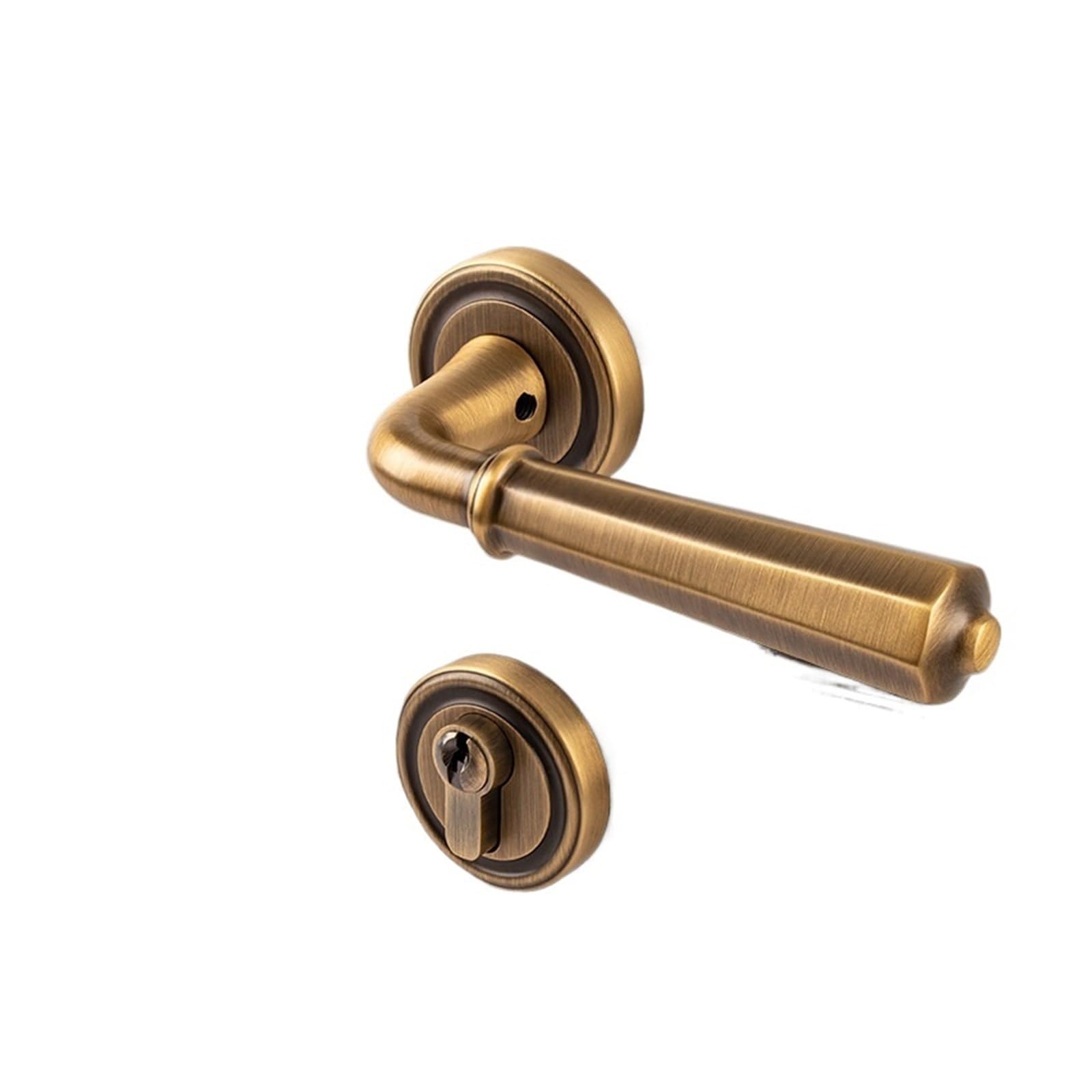 Serrure de porte de chambre silencieuse en cuivre pur pour préserver votre nid