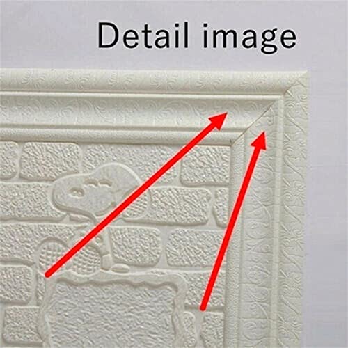 LEFUYAN Borda autoadesiva de papel de parede, borda de saia de parede de 2,3 m, linhas de parede ade