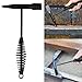 PENCK Black Welding Chipping Hammer, Slag Welder Hammer, Welding Cleaning Tool, Hand Tool with Coil Spring Handle, Shock-Dampening Steel Rust Removal