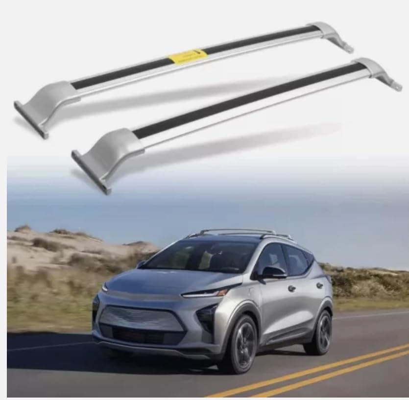 Heavy Duty Wonderdriver Roof Rack Cross Bars for 2022-2024 Chevy Bolt EUV Black