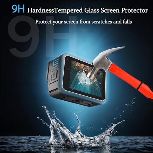 Image of M.G.R.J Tempered Glass Screen Protector for GoPro Hero 13 (3 P'cs Set)