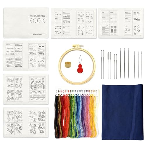Libro de bordado para principiantes: manualidades creativas de decoración