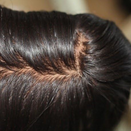 Brazilian Silk Base Closure - Straight Hair (16 inch, freestyle part)