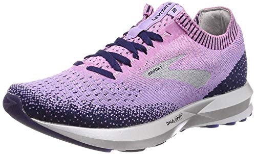 Brooks Damen Levitate 2 Laufschuhe, Pink Lilac Purple Navy 509, 38.5 EU