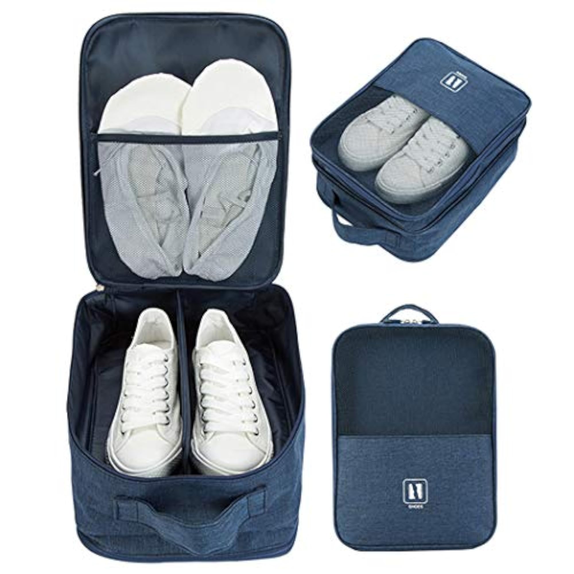Travel Shoes Bag, Mesh Zipper Organizer