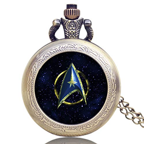 Montre de Poche Vintage pour Homme Motif Star Trek Montre de Poche Cadeau Cover
