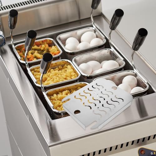 Pantalla de reemplazo para freidora Homoyoyo, filtro de crumb de acero inoxidable grueso, colador de aceite para accesorios de freidora eléctrica, suministros para cocina miniatura 7