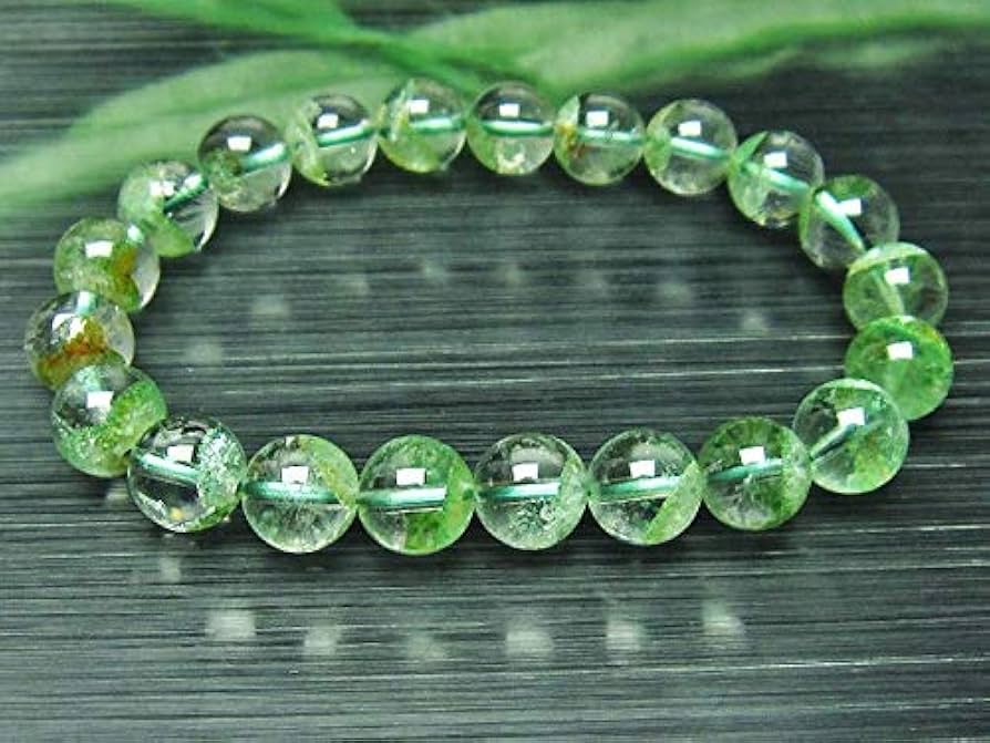 Amazon.co.jp: グリーンファントム ブレスレット 9mm 【T683-828