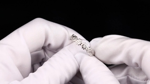 LA BLINGZ Anillo Delicado De Oro Amarillo De 14 K Con Dólar De Arena Para Mujer, Oro Amarillo : LABLINGZ
