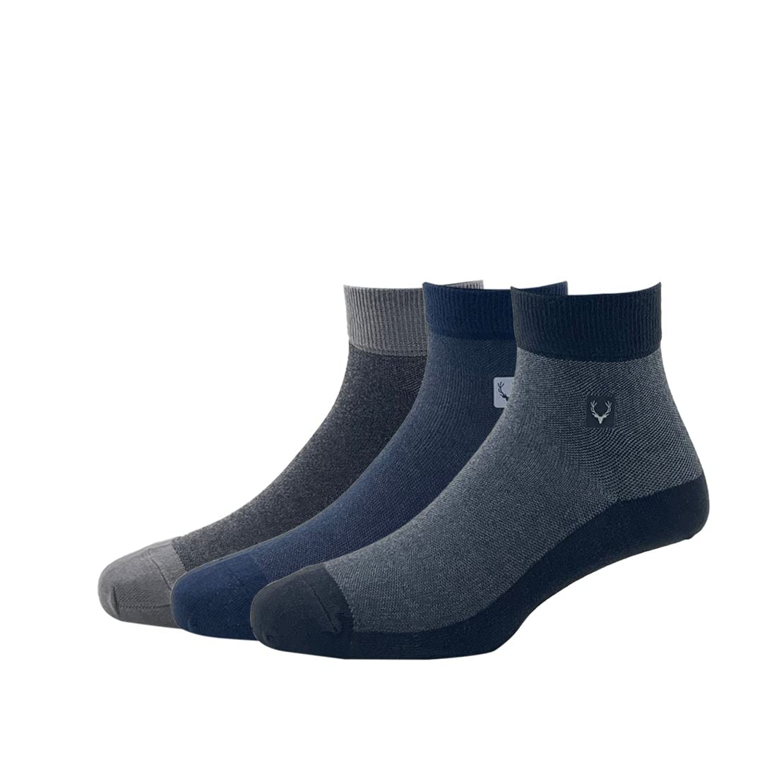 Allen Solly Mens Cotton Quarter Length Socks (Pack of 3) Allen Solly Mens Cotton Quarter Length Socks (Pack of 3)