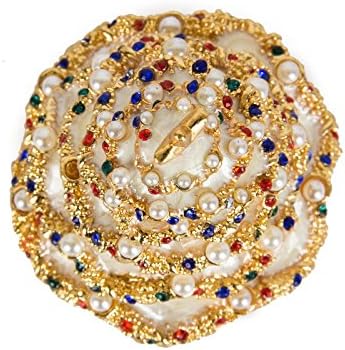 QIFU Hand Painted White Christmas Tree Shape Jewelry Trinket Box With Rich Enamel And Sparkling Rhinestones, Unique Gift for Christmas - Image 5
