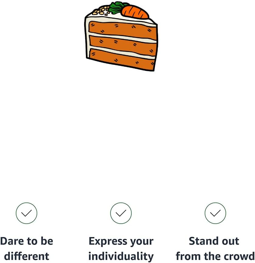 Carrot Cake Kids' Baseball T-Shirt - Cake 3/4 Sleeve T-Shirt - Art Print Baseball Tee